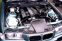 Image of BMW 328 Coupe after an engine valet