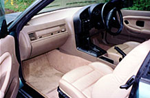 Image of clean car interior from passenger side